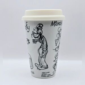 Disney Mickey & Friends Sketch Ceramic Travel Mug with Lid